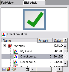 Bibliothek in Freehand